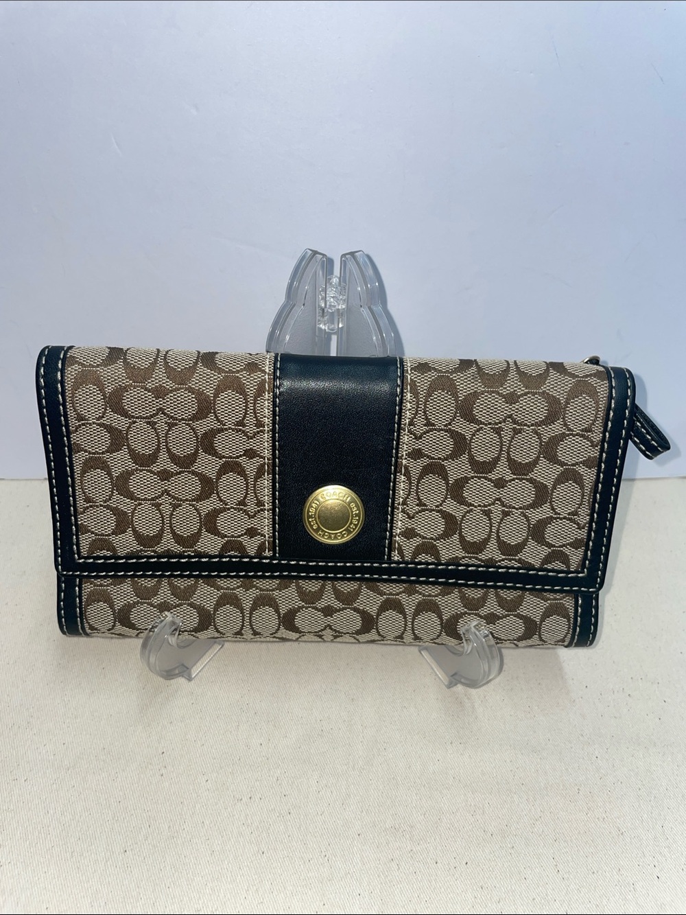 Coach Signature Jacquard Wallet